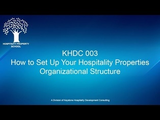 How to Set Up Your Hospitality Properties Organizational Structure | Ep. #003